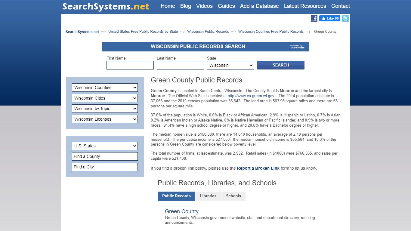 Green County Criminal and Public Records